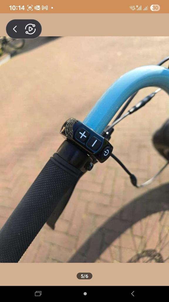 Super 73 ZG Blauw - Elektrische Fatbike, Verzenden, Gebruikt, Overige merken