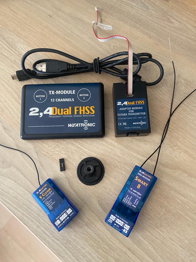 Weatronic zendmodule en ontvangers, complete set, Ophalen of Verzenden, Zo goed als nieuw