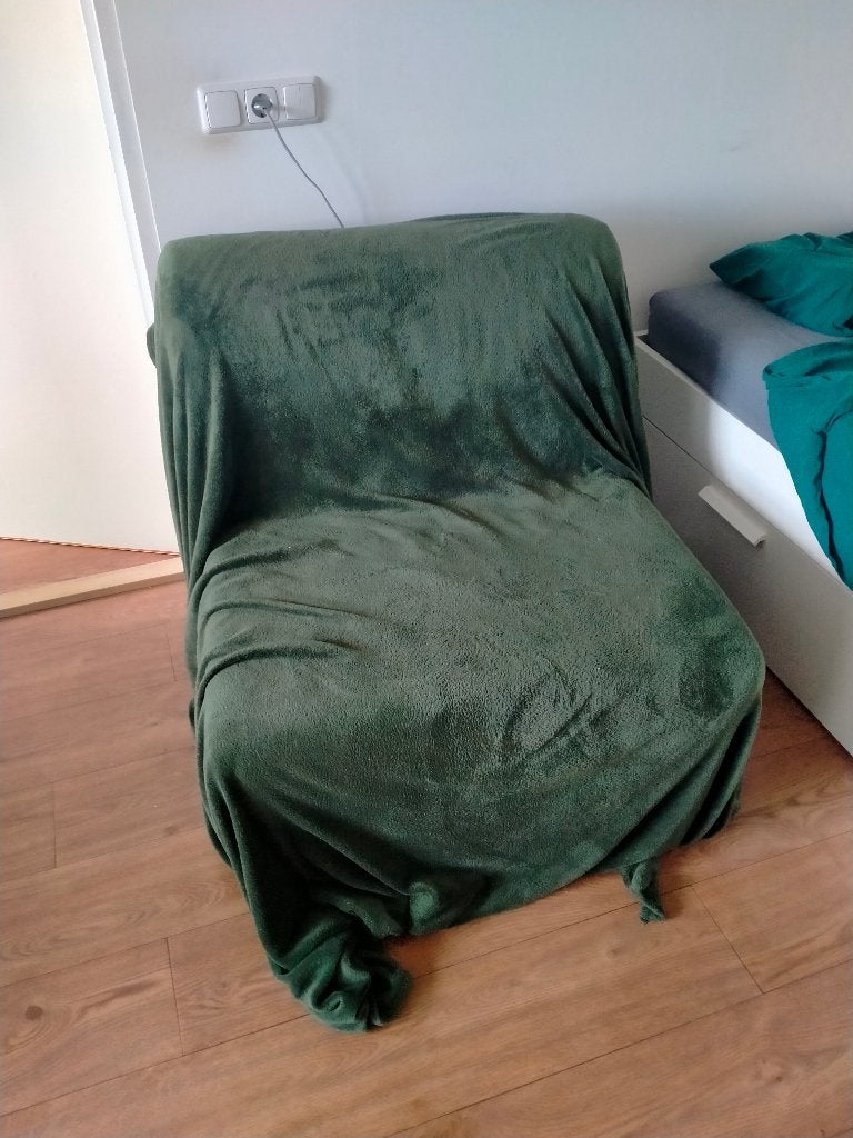 Slaapfauteuil, Huis en Inrichting, Ophalen, Eenpersoons, Wit, Overige maten