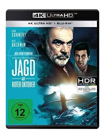 The Hunt For Red October 4K UHD Nieuw geseald., Cd's en Dvd's, Blu-ray, Nieuw in verpakking, Actie, 4K Ultra HD Blu-ray, Film