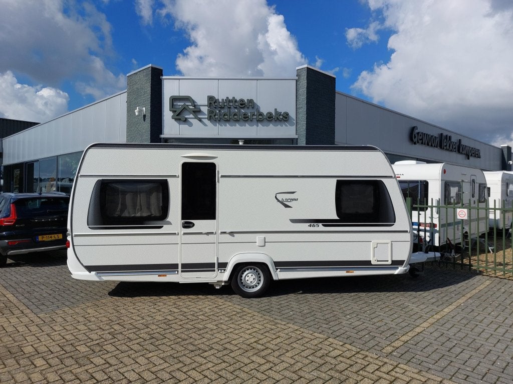 Fendt Saphir 465 SFB (DIRECT LEVERBAAR), Caravans en Kamperen, Rondzit, Bedrijf, Fendt, 5 tot 6 meter