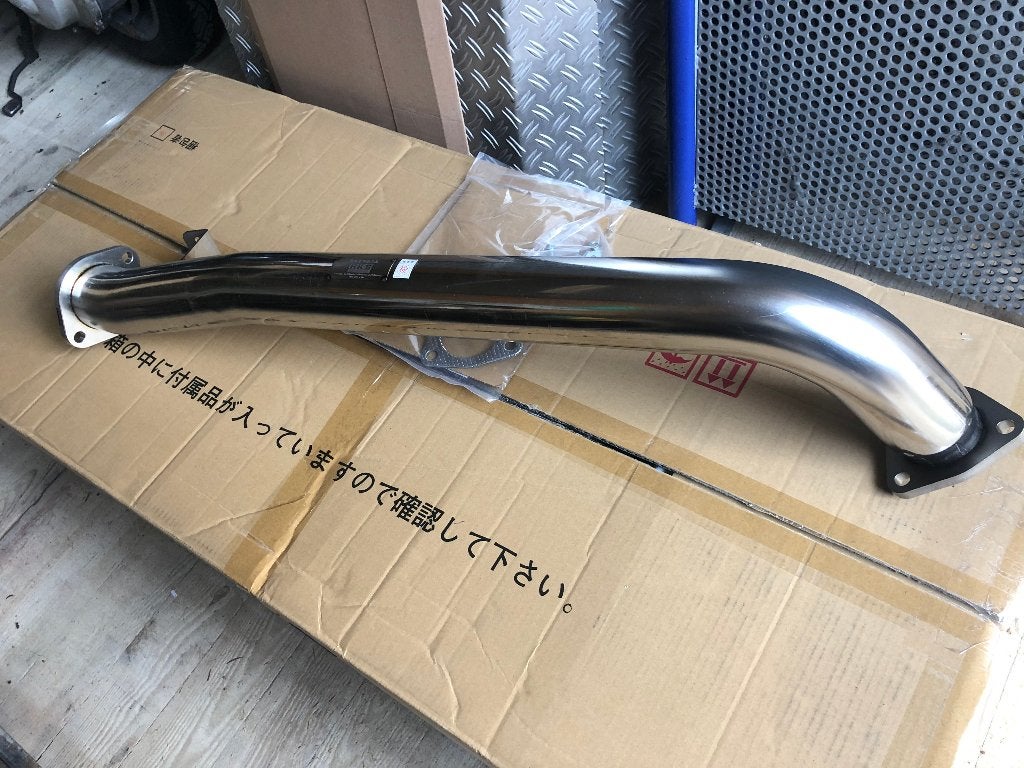 HKS RVS Frontpipe downpipe - Skyline R34 GTT RB25DET ER34