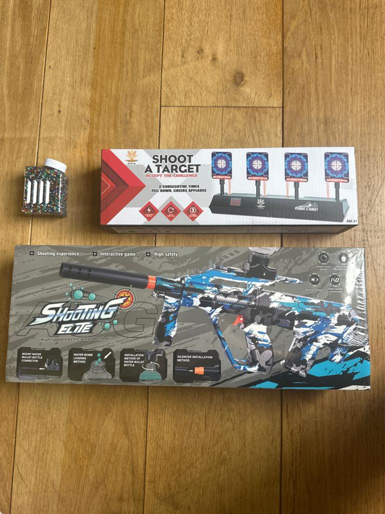 Watergel Blaster Geweer met Schietschijf Set, Ophalen of Verzenden, Nieuw