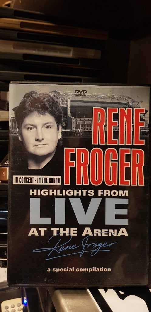 dvd Rene Froger live at the Arena Z228-269), Alle leeftijden, Ophalen of Verzenden, Zo goed als nieuw