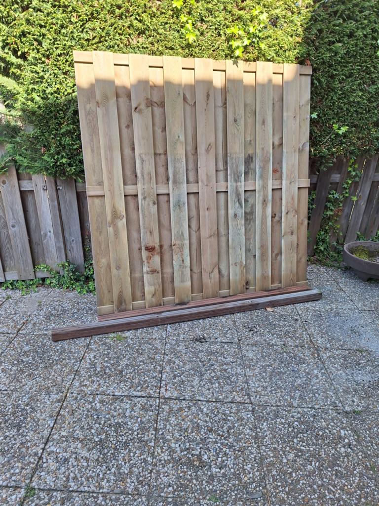 Nieuw  geïmpregneerd tuinscherm tekoop!, Ophalen, 1 tot 2 meter, Minder dan 3 meter, Nieuw