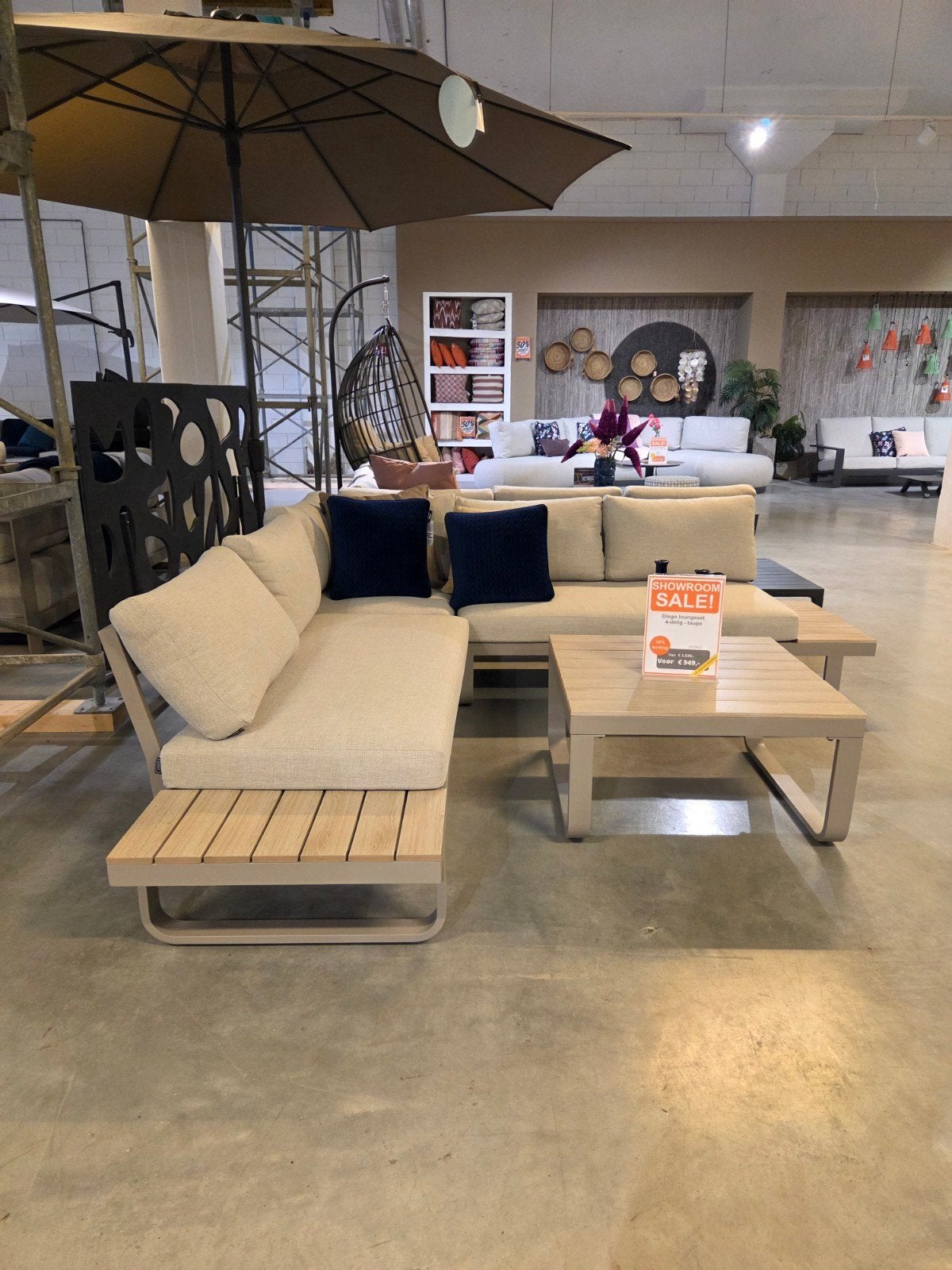 Garden Impressions Diego loungeset 4-delig showroommodel, Ophalen