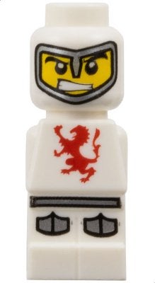 LEGO Games 85863pb002 Microfigure Lava Dragon Knight White (, Gebruikt, Overige thema's, Lego, Ophalen of Verzenden