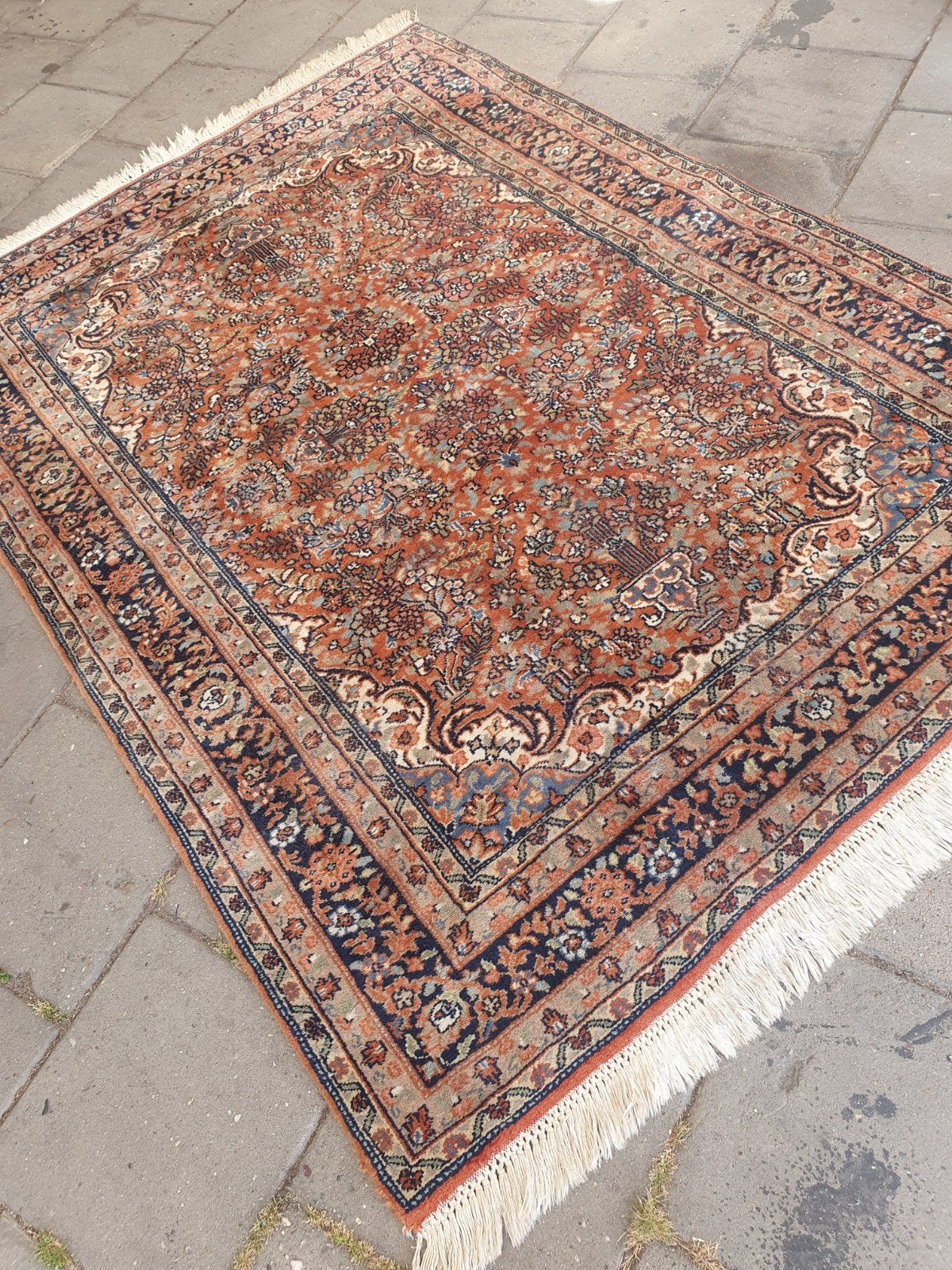 perzisch tapijt 190x130 Sarough., Gebruikt, 100 tot 150 cm, 150 tot 200 cm, Rechthoekig
