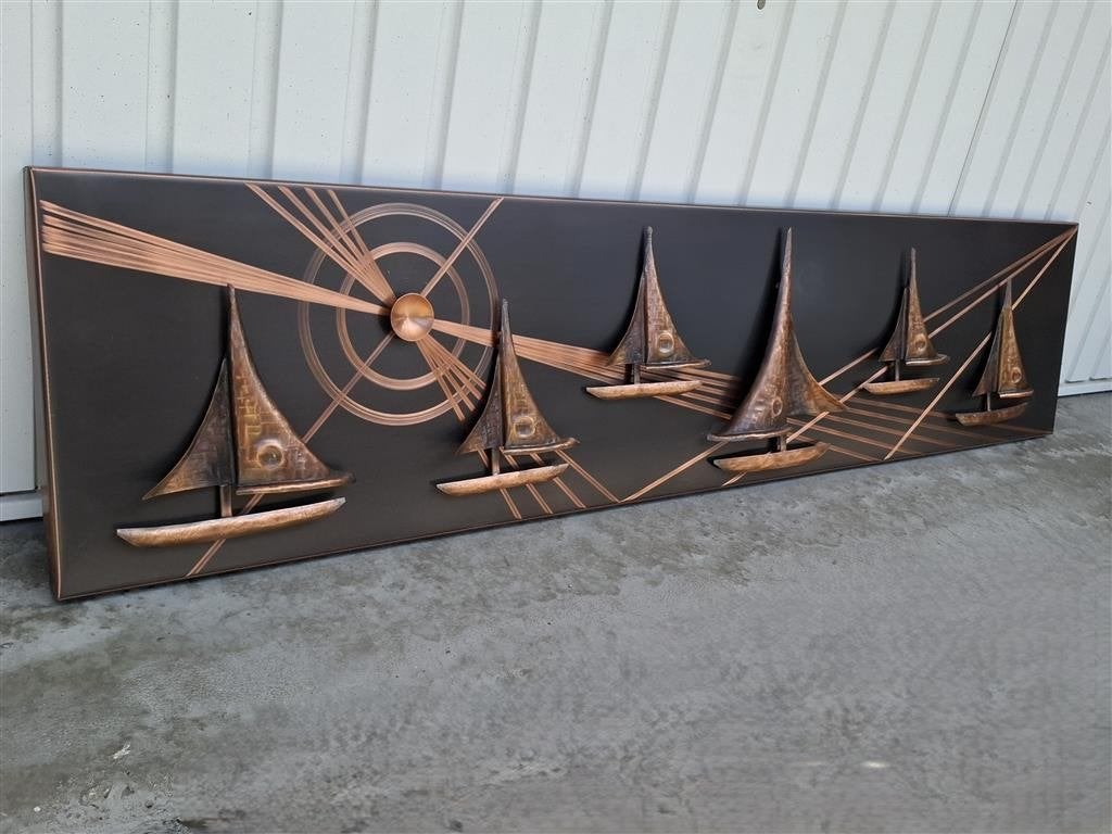 Wandsculpture '70s ( Retro/Vintage/Design ), Ophalen, Metaal