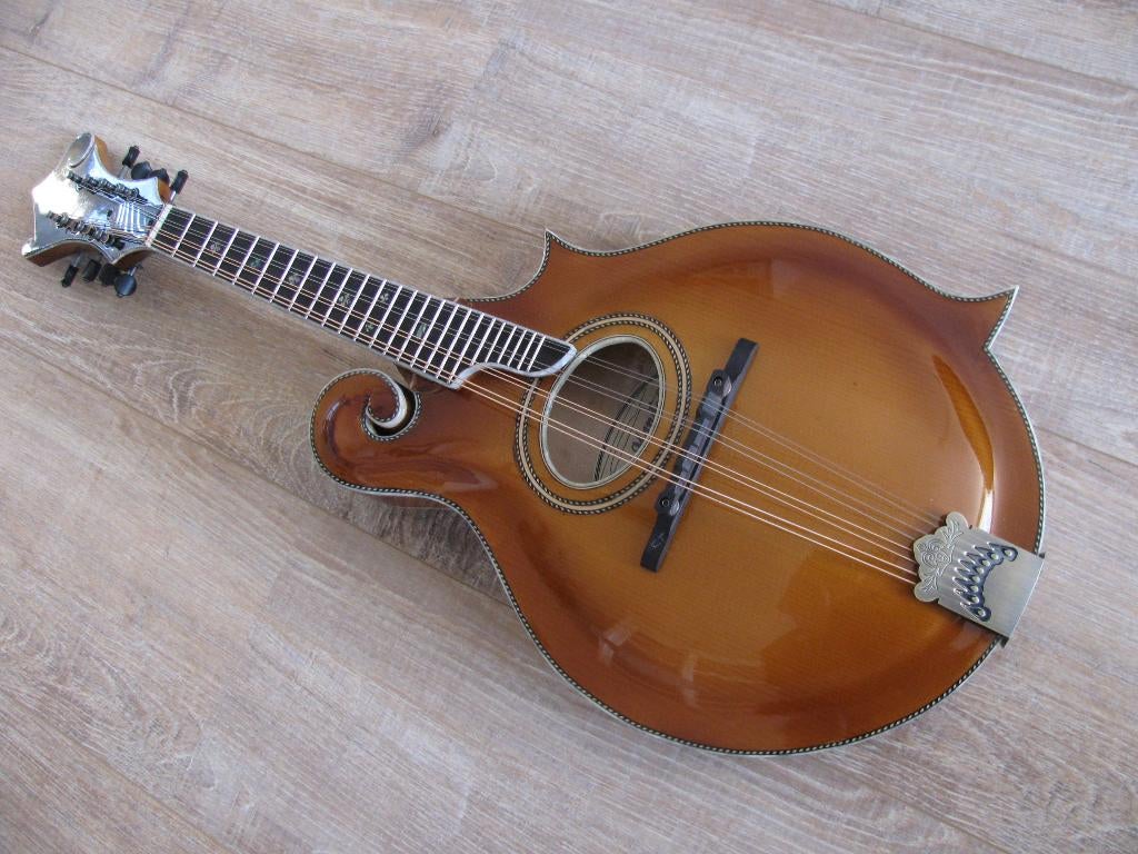 nieuwe Fstyle handgebouwde  bluegrassmandoline ned. bouwer, Muziek en Instrumenten, Snaarinstrumenten | Mandolines, Ophalen, Nieuw