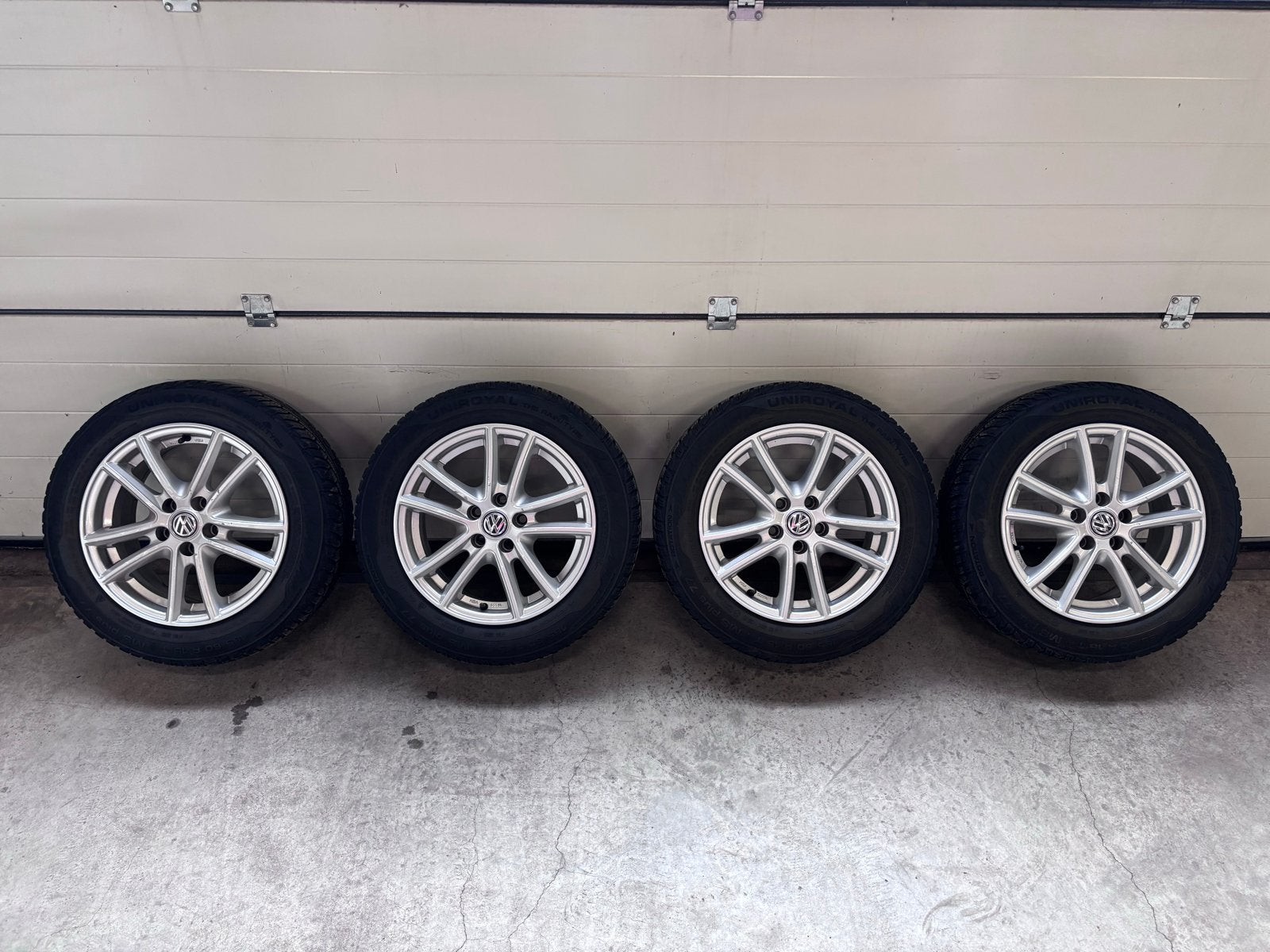 VW Polo winterwielen 15”, Ophalen, Gebruikt, 15 inch, Banden en Velgen