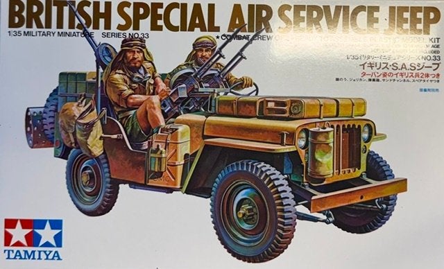 Coelianmodels, Tamiya 35033, SAS Jeep, 1/35, € 19,99, Hobby en Vrije tijd, Modelbouw | Auto's en Voertuigen, Tank, 1:32 tot 1:50