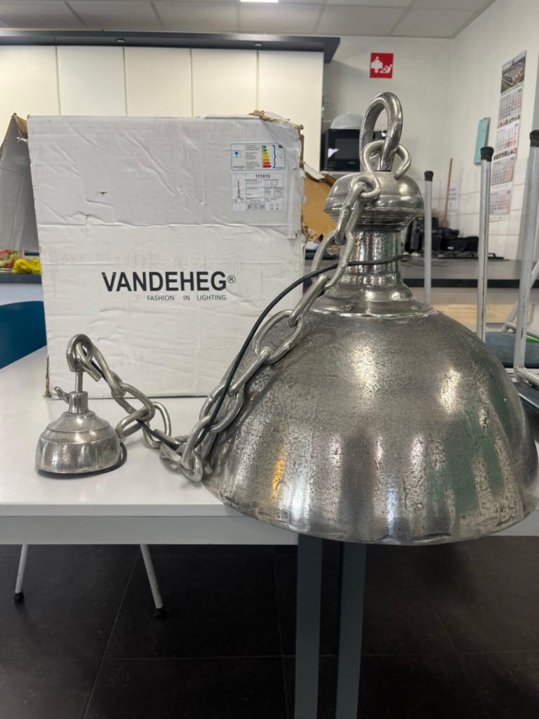 Vandeheg Hanglamp Raw Nikkel Medium Alu, Ophalen, Nieuw, Metaal