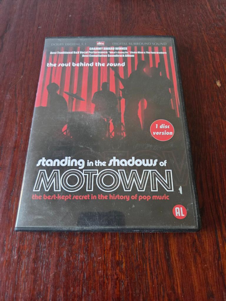 Standing in the shadows of Motown DVD | VG+, Vanaf 12 jaar, Ophalen of Verzenden, Gebruikt