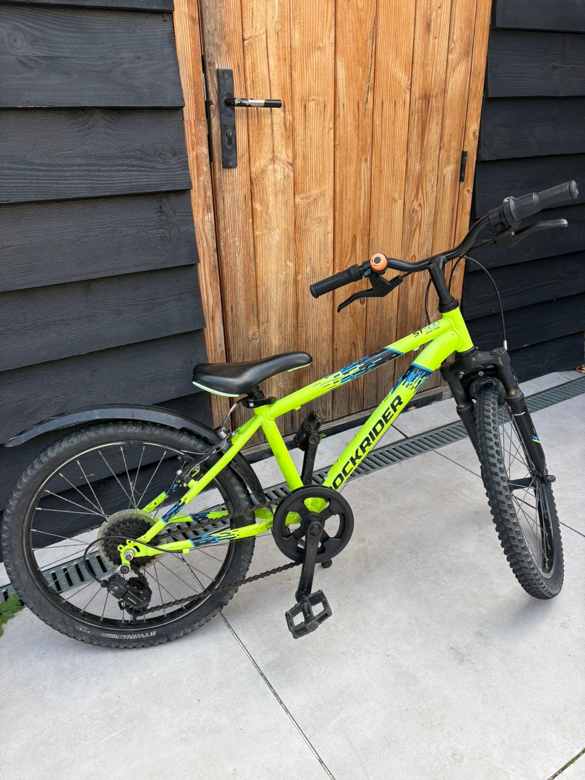 Rockrider MTB kinderfiets (ST500), Ophalen of Verzenden, Zo goed als nieuw, Staal, 24 inch of meer