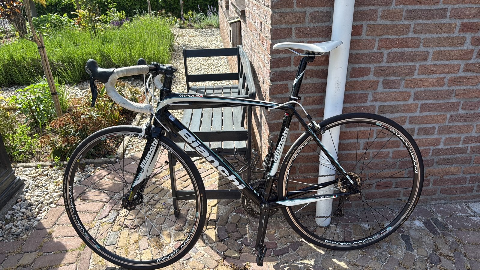 Bianchi Impulso Racefiets – Shimano 105 framemaat 55cm, 28 inch, Gebruikt, Aluminium, Meer dan 20 versnellingen