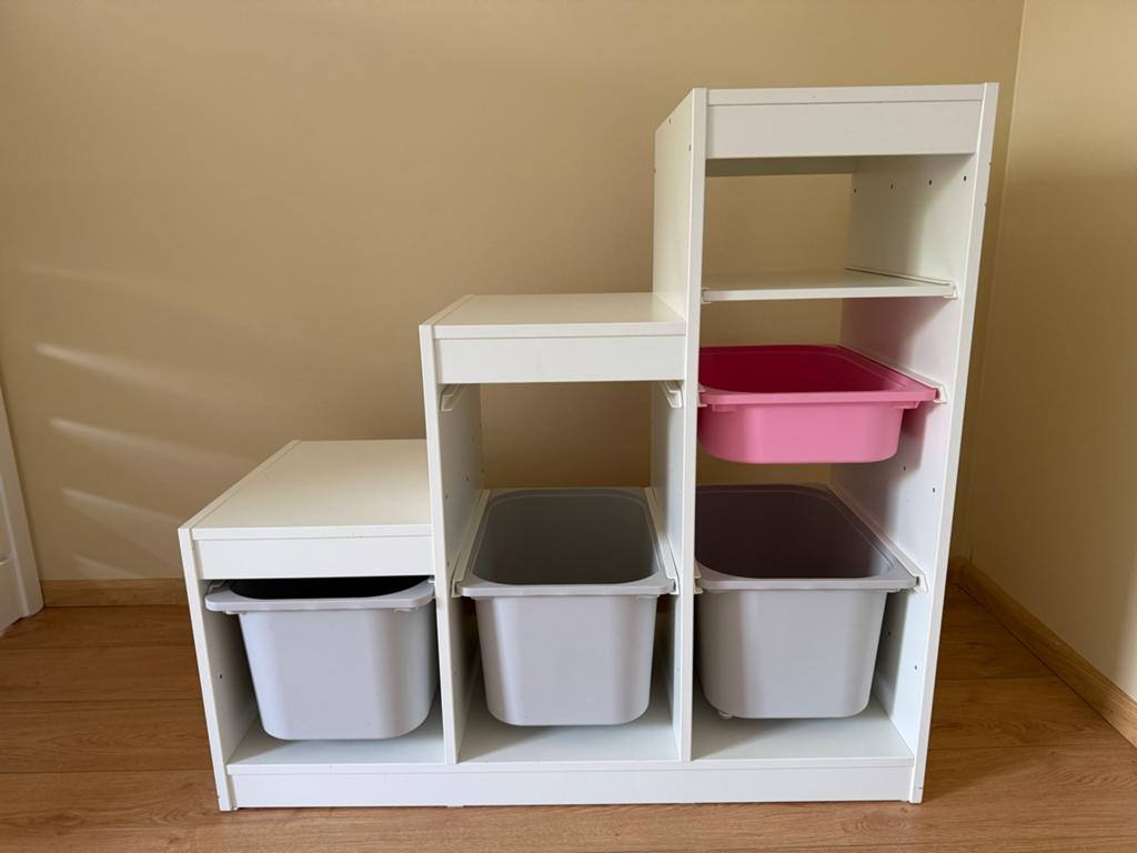 IKEA Trofast trap kast met opbergbakken, Kinderen en Baby's, Kinderkamer | Overige Meubels, Ophalen, Gebruikt, Kast