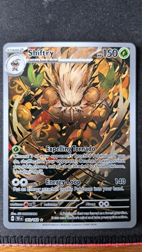 Shiftry Temporal Forces TEF 163 Pokémon, Verzenden, Nieuw, Losse kaart, Foil