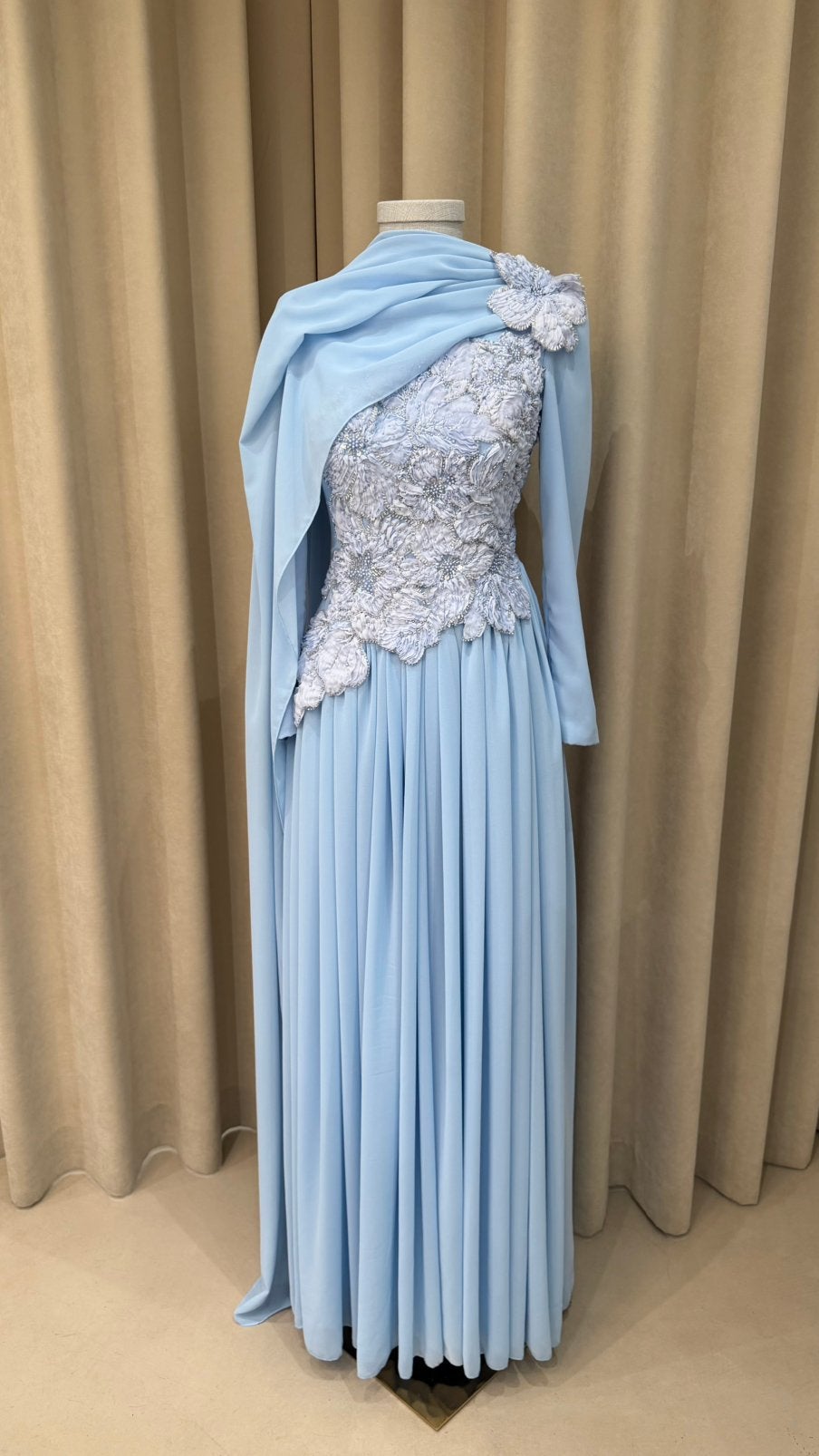 Evening dress, Kleding | Dames, Gelegenheidskleding, Galajurk, Zo goed als nieuw, Maat 36 (S), Verzenden