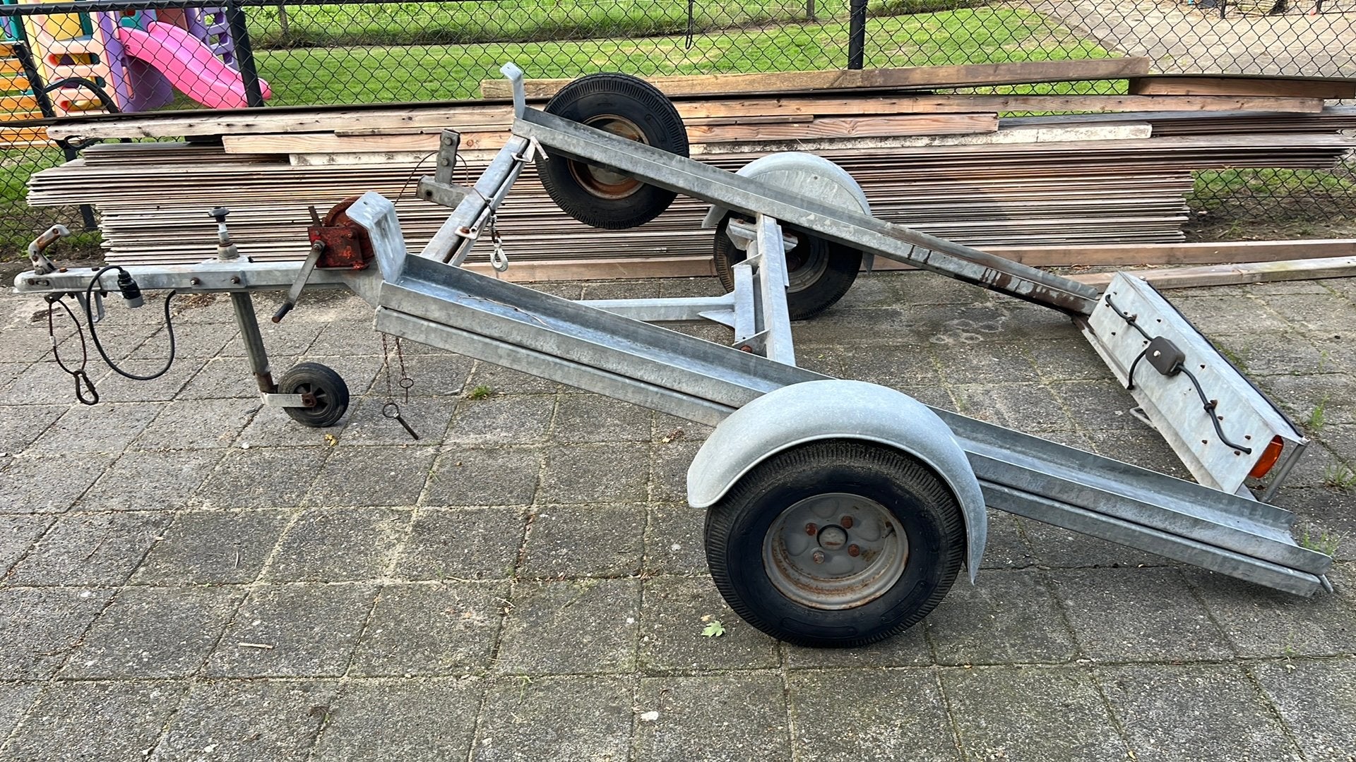 Koetsentrailer bjr 1999. Zeer netjes., Gebruikt, Marathonwagen, Paard of Pony
