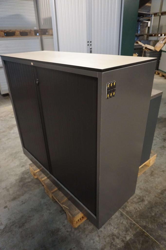 Ahrend lage archiefkast roldeurkast kantoorkast, Gebruikt, 100 tot 150 cm, 100 tot 150 cm, Niet ingevuld