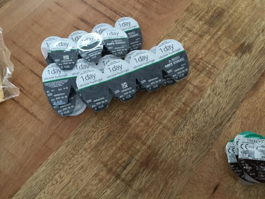 Contactlenzen daglenzen eye care, Overige merken, Overige kleuren, Nieuw, Ophalen of Verzenden