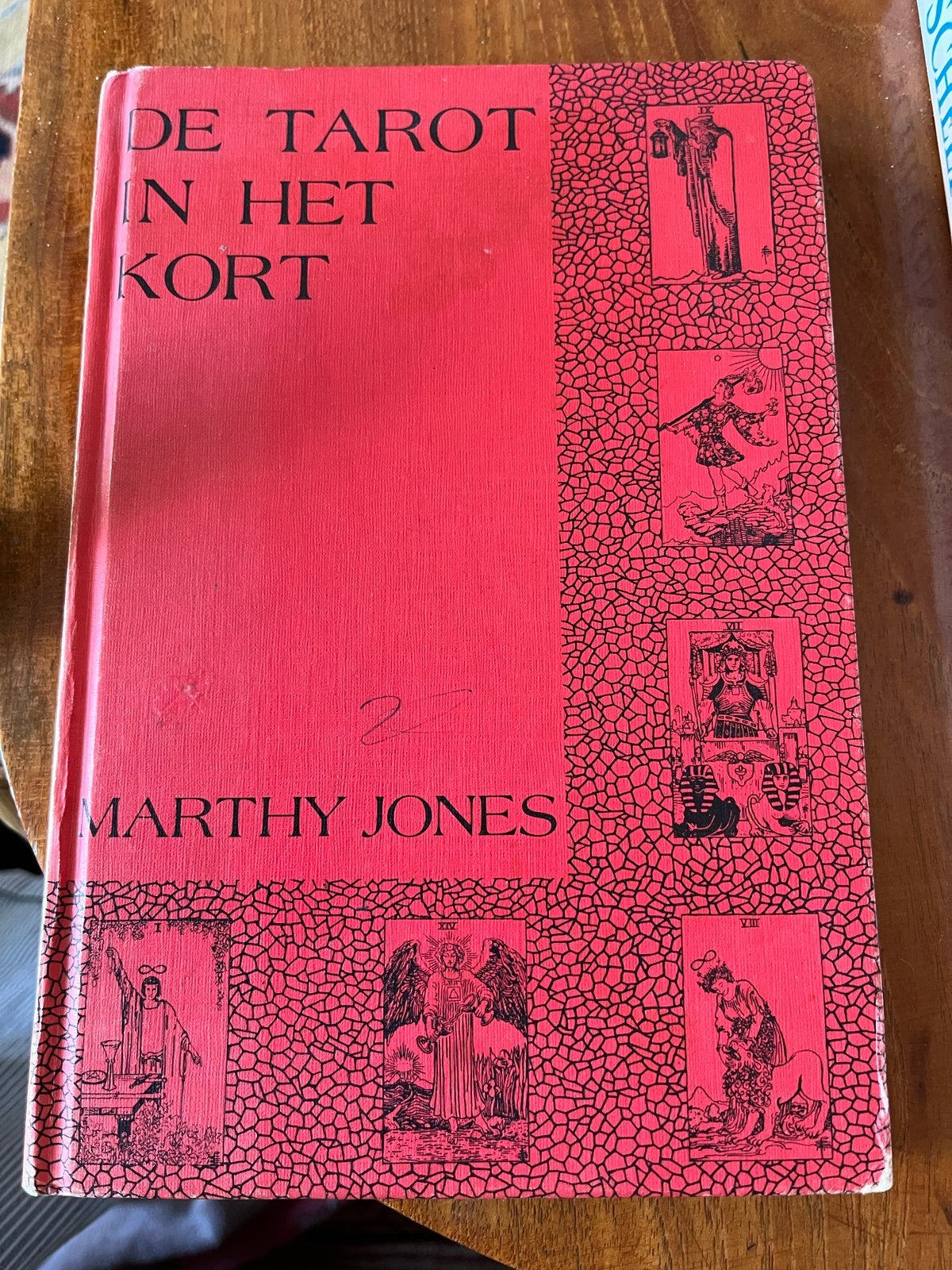De Tarot in het Kort - Marthy Jones (met aantekening), Ophalen of Verzenden, Gelezen, Tarot of Kaarten leggen, Instructieboek