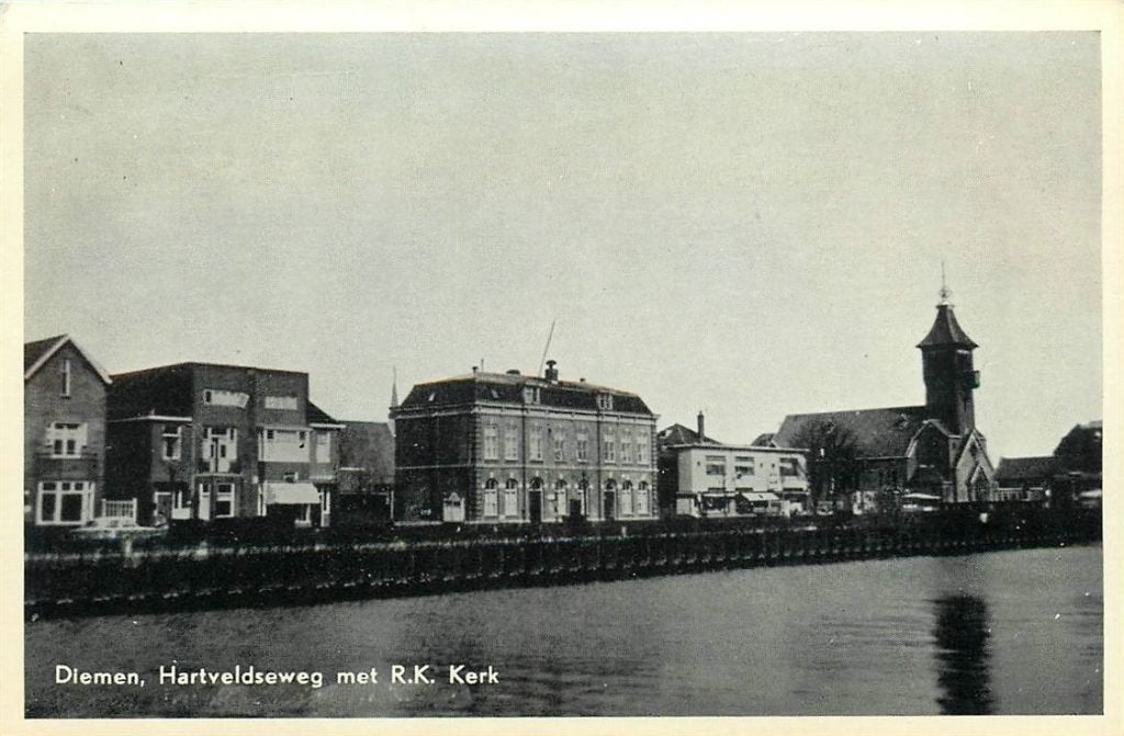 702-010-041 Diemen Hartveldseweg, Verzenden, Voor 1920, Noord-Holland