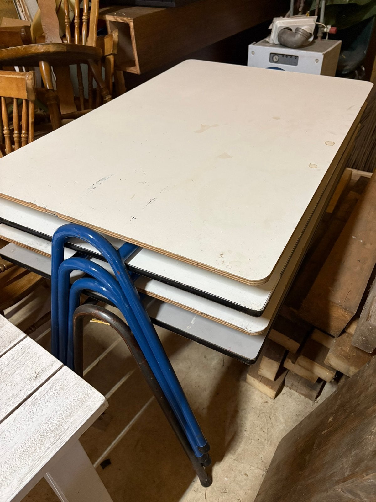 4 stapeltafels, Ophalen, Rond, 50 tot 100 cm