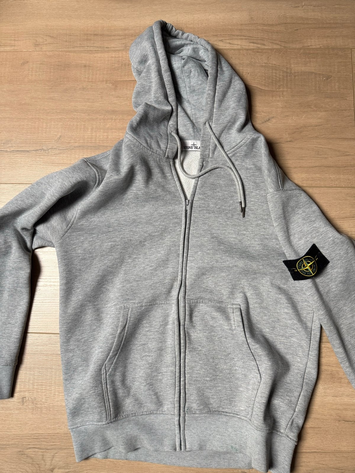 Stone Island vest Grijs - Maat M, Kleding | Heren, Verzenden, Gedragen, Maat 48/50 (M), Grijs