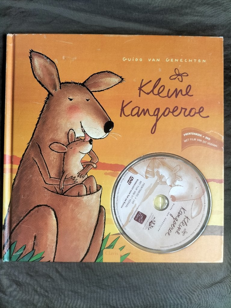 Guido van Genechten - Kleine Kangoeroe / met DVD, Ophalen of Verzenden, Zo goed als nieuw, Guido van Genechten