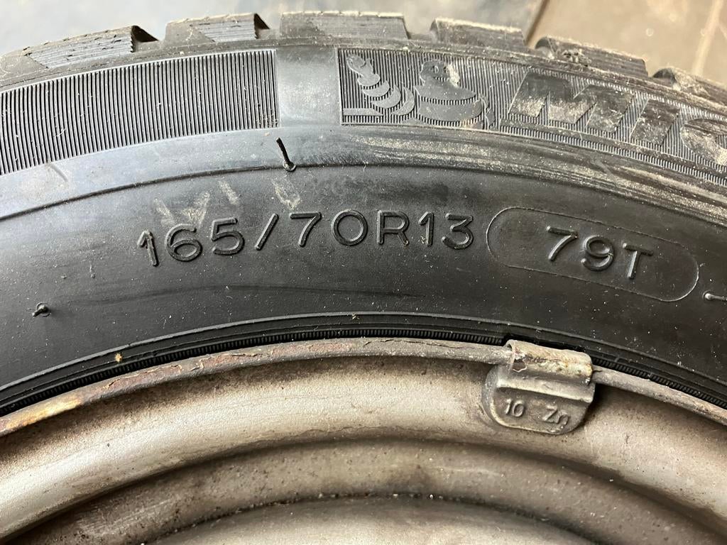 4 stuks 165/70R13 M+S winterbanden Michelin alpine, Ophalen, Nieuw