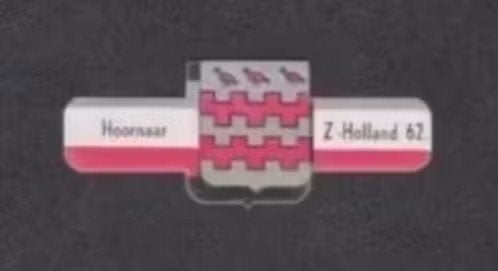 Sigarenbandje Wapen van Hoornaar (62)., Ophalen of Verzenden, Zo goed als nieuw