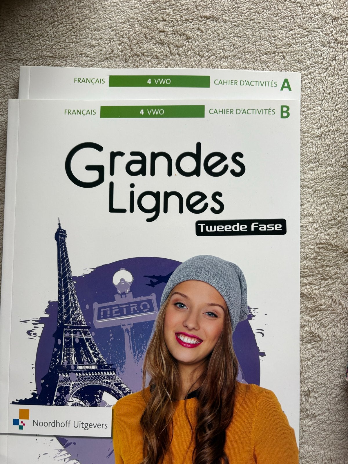 Grandes Lignes Frans 4 VWO Cahier d'activités A & B, Boeken, Ophalen of Verzenden, Zo goed als nieuw, Non-fictie