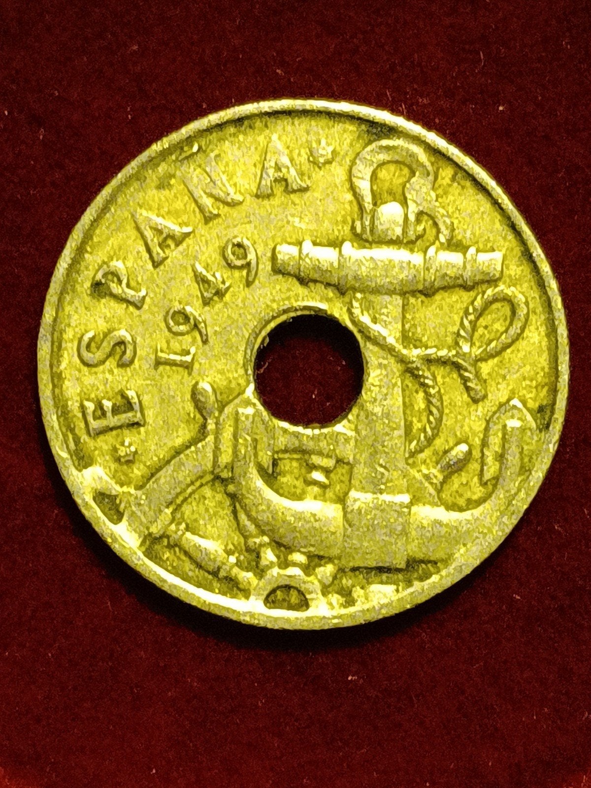 1949 50 Céntimos, Postzegels en Munten, Ophalen of Verzenden