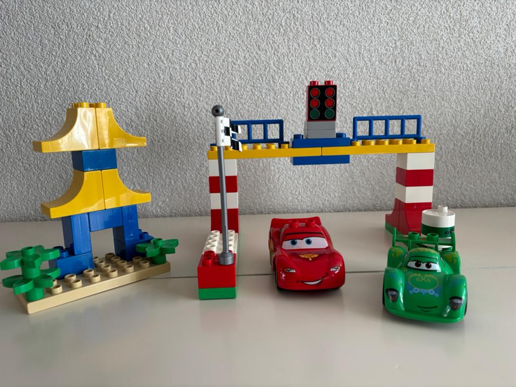 LEGO DUPLO 5819 Tokyo Race / Cars / als nieuw, Ophalen of Verzenden, Zo goed als nieuw, Duplo