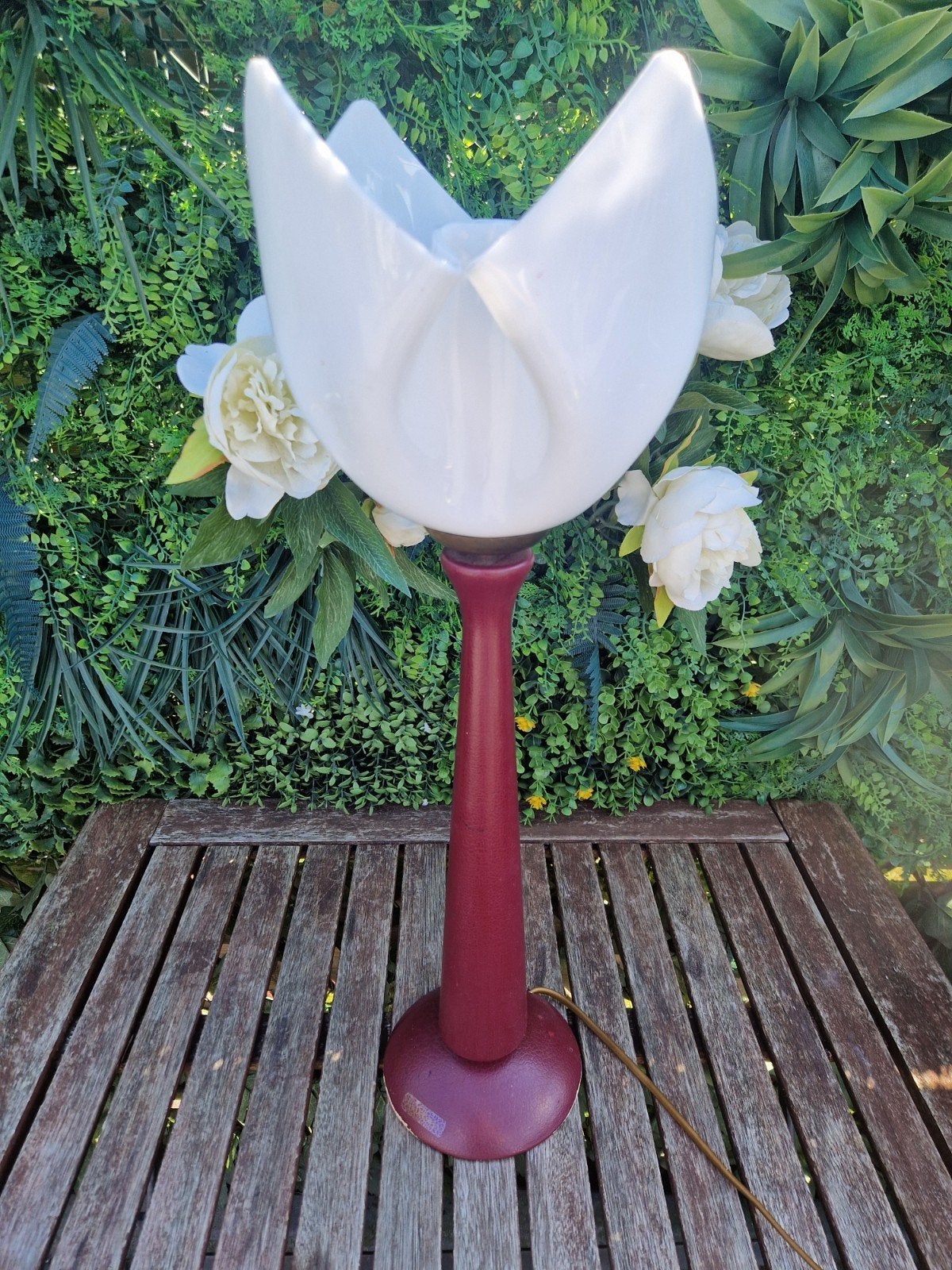 mooi tulplamp tafellamp lamp, Ophalen, Gebruikt