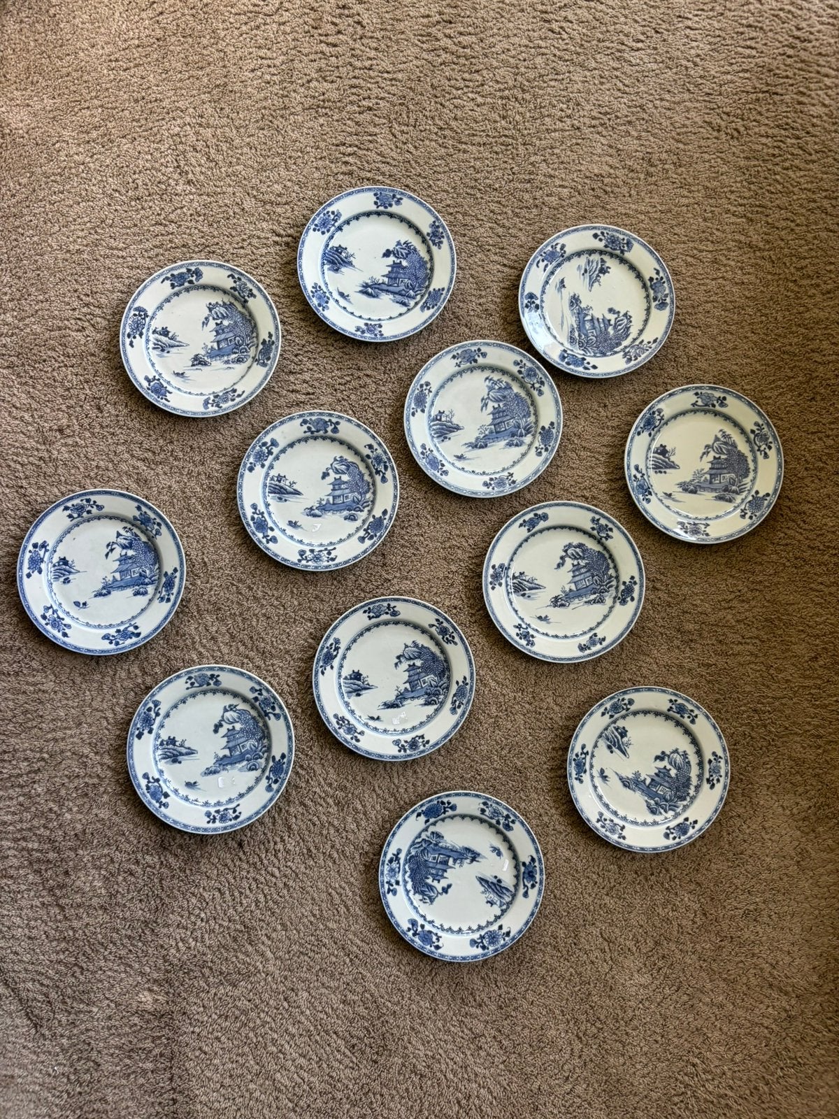 12 nanking cargo borden, Antiek en Kunst, Ophalen