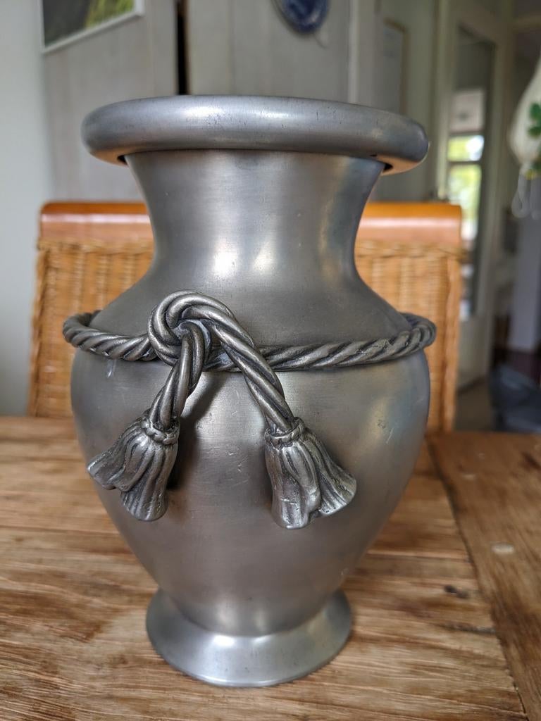 Mooie handgemaakte Franse tinnen pot, Antiek en Kunst, Ophalen of Verzenden