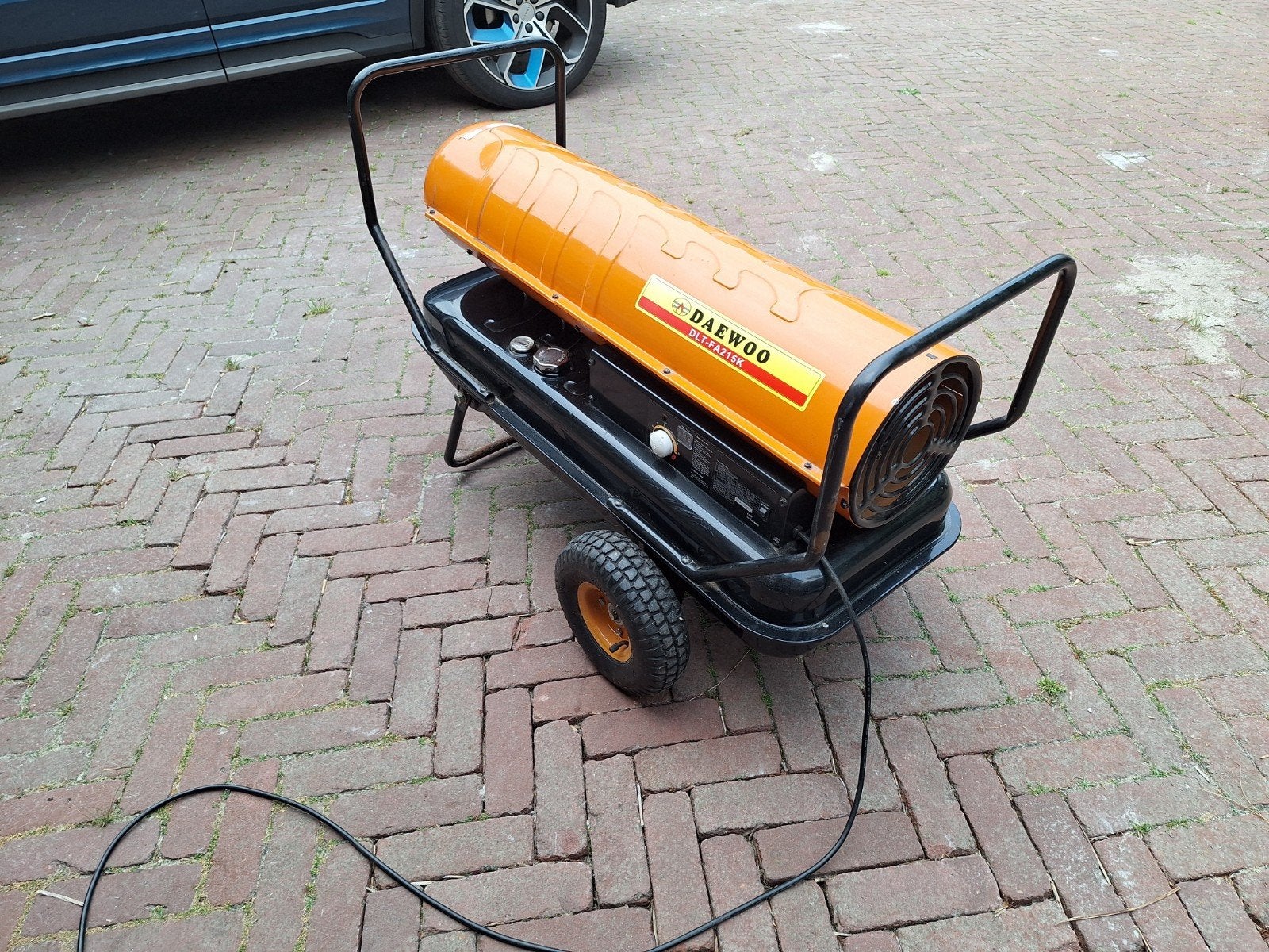 Daewoo heteluchtkanon petroleum. kachel, Ophalen, 30 tot 80 cm, Gebruikt, Kachel