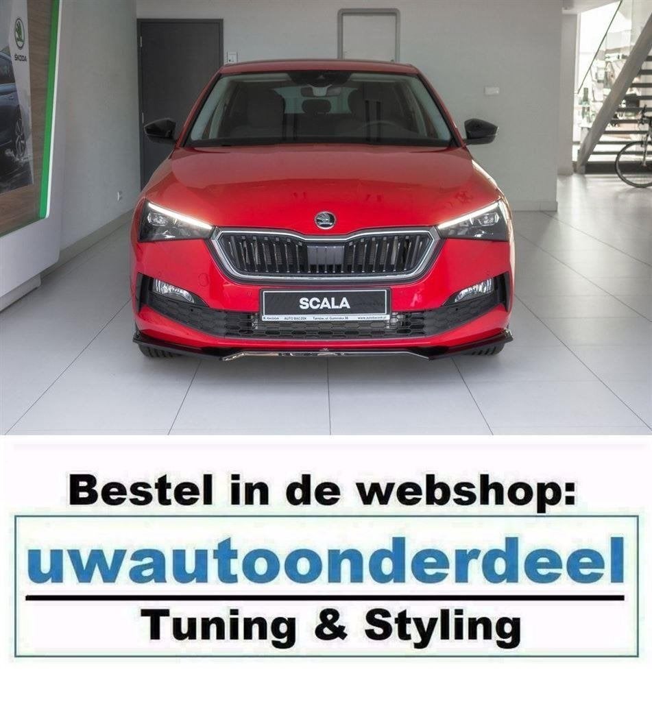 Maxton Design Spoiler Lip Splitter Voor Skoda Scala, Auto diversen, Tuning en Styling, Verzenden