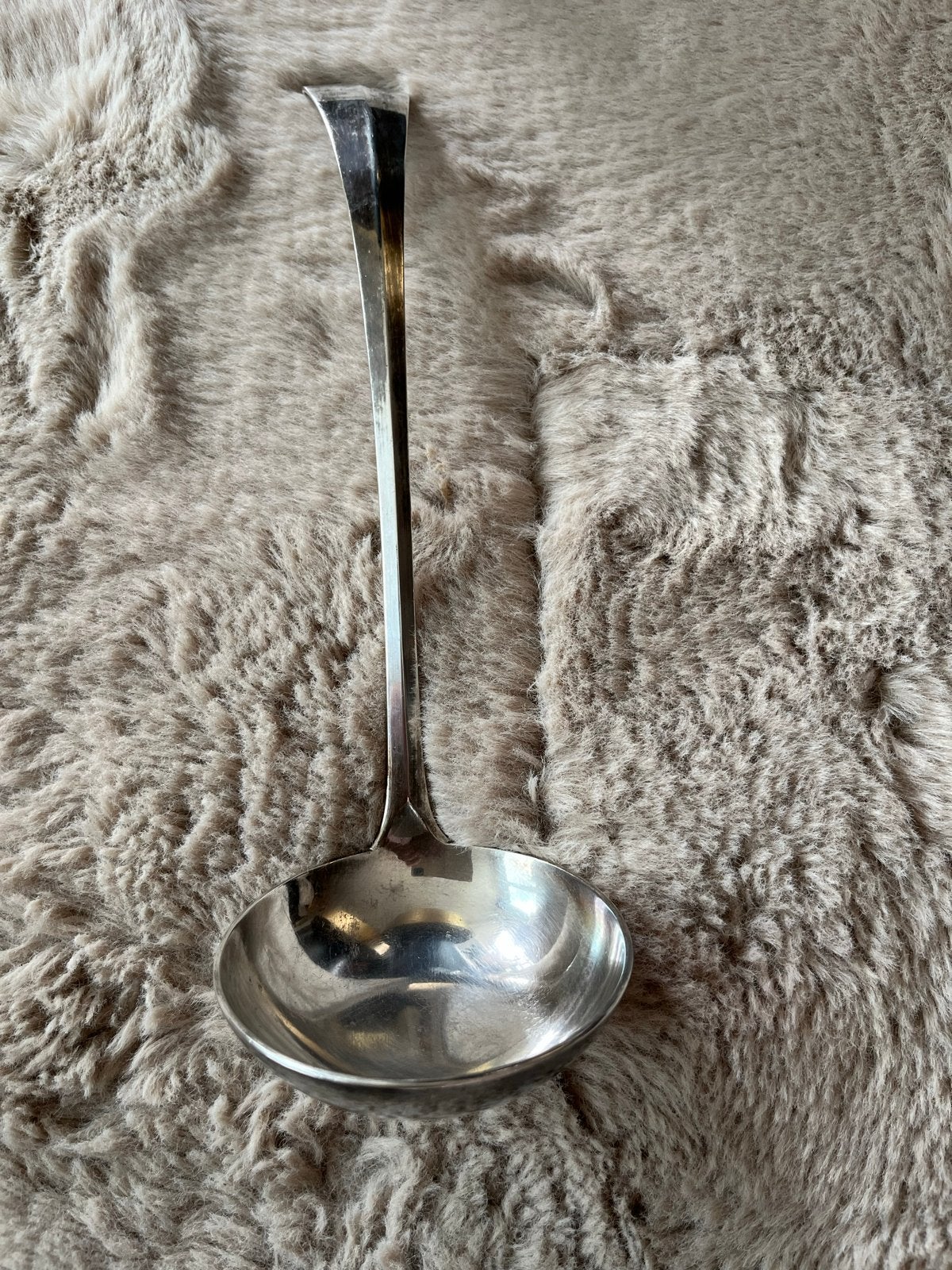 Antieke Christofle Zilveren Sauslepel, Antiek en Kunst, Verzenden, Zilver