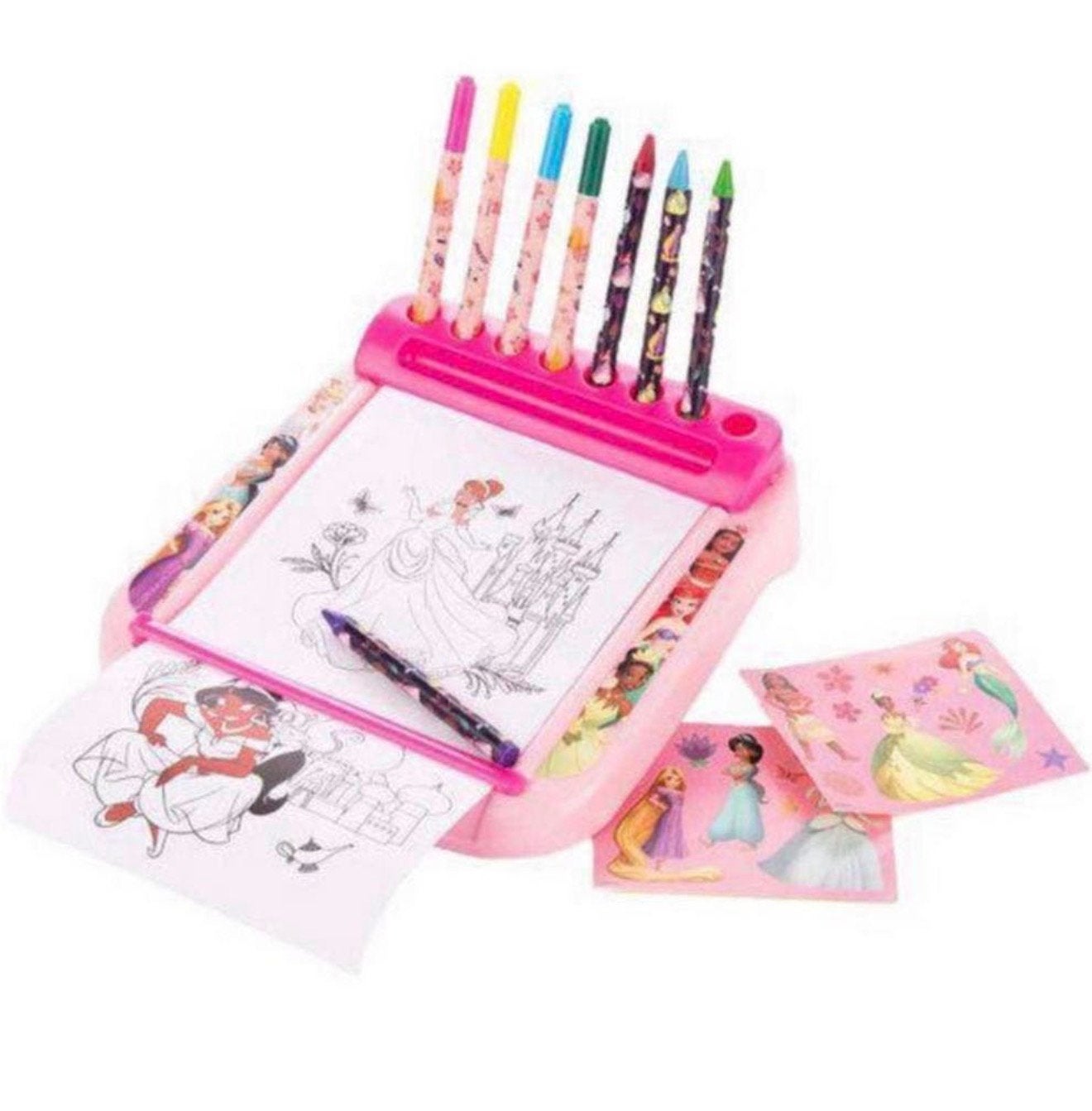 Disney Prinses Tekenbord Kleurset met rol tekenen prinsessen, Assepoester of Belle, Nieuw, H, H