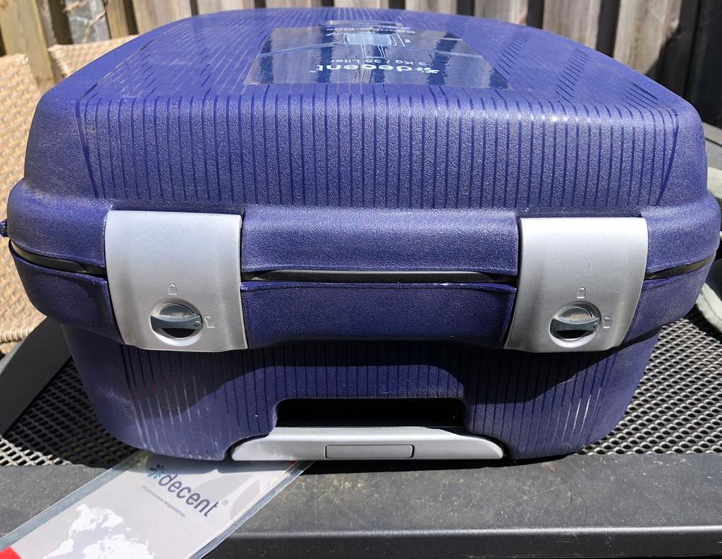 Nieuwe donkerblauwe Decent Sportivo One handbagage koffer, 50 tot 60 cm, Hard kunststof, Ophalen of Verzenden, 35 tot 45 cm