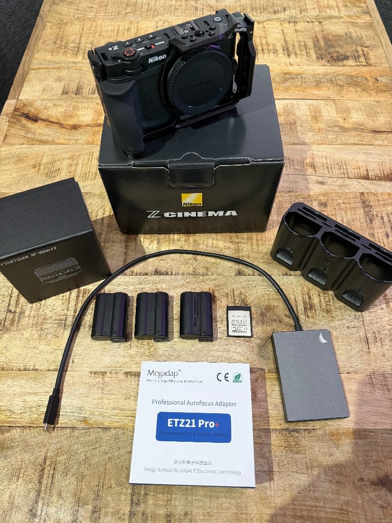 Nikon ZR Compleet Cinema Set + 2TB RED CF, Overige merken, Zo goed als nieuw, Geheugenkaart, Camera