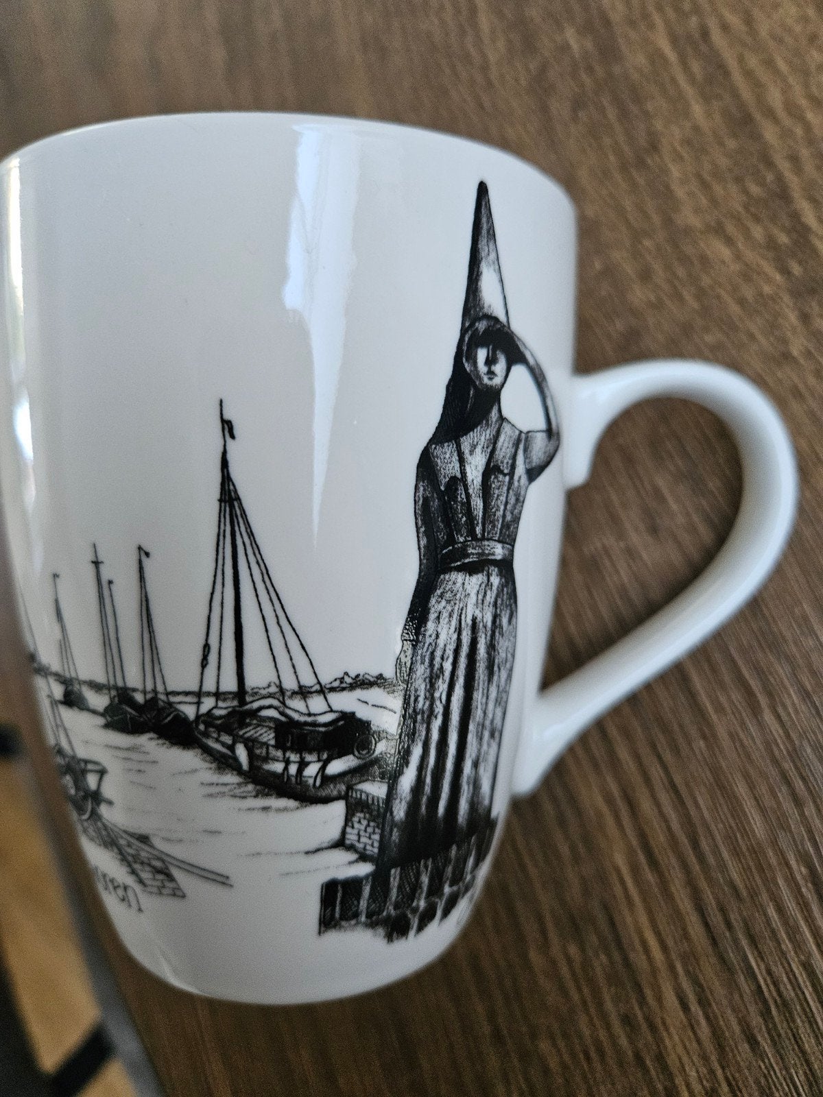 Mok Stavoren - Ter Steege B.V., Ophalen of Verzenden, Steen/keramiek, Wit, Overige merken