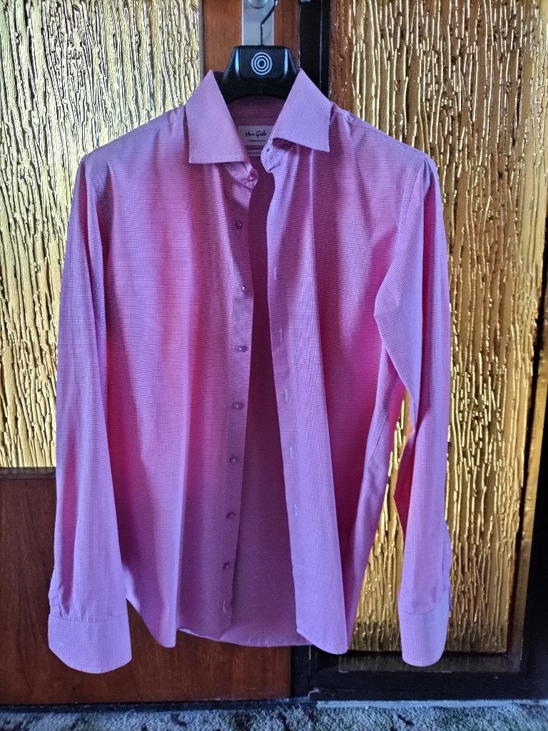 NIEUWE VAN GILS HERENBLOUSE MAAT 40 !, Verzenden, Nieuw, Roze, Van Gils