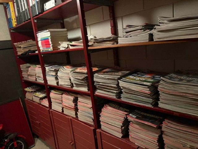 Grote collectie sporttijdschriften Voetbal International, Boeken, Ophalen, Gelezen, Sport en Vrije tijd