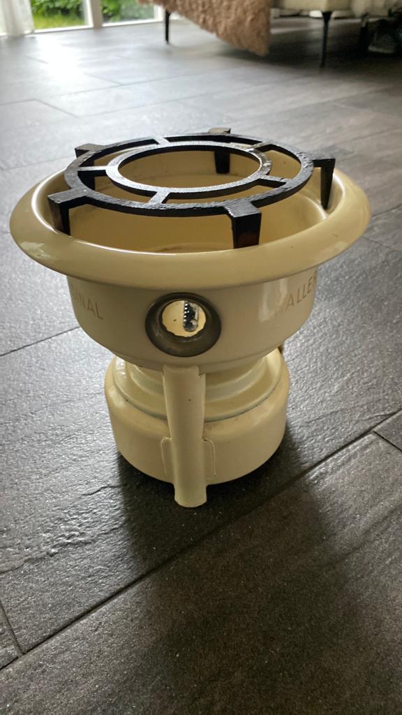 Vintage Haller petroleumstel - Crème wit, Ophalen