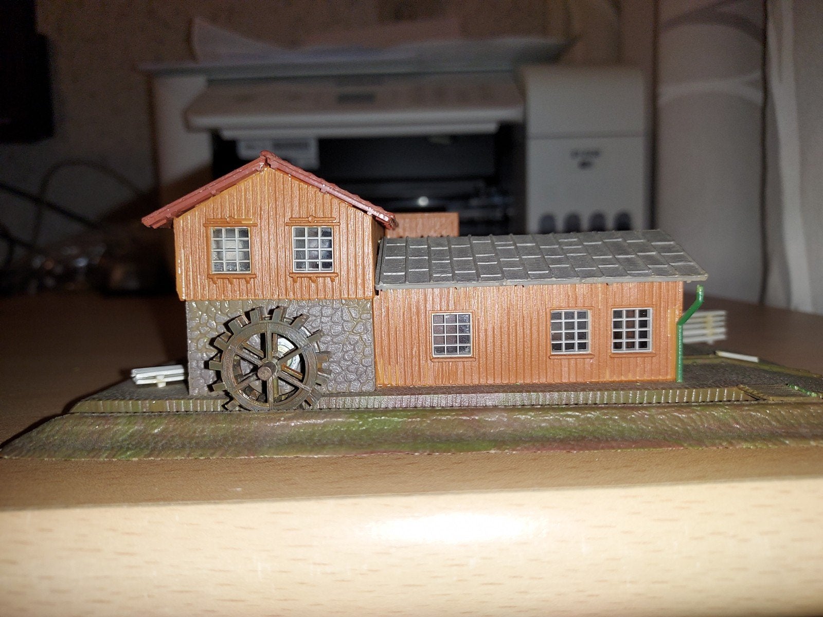 Modelbouw watermolen en zaagmolen set, Overige merken, Gebruikt, Gelijkstroom of Wisselstroom, Brug, Tunnel of Gebouw
